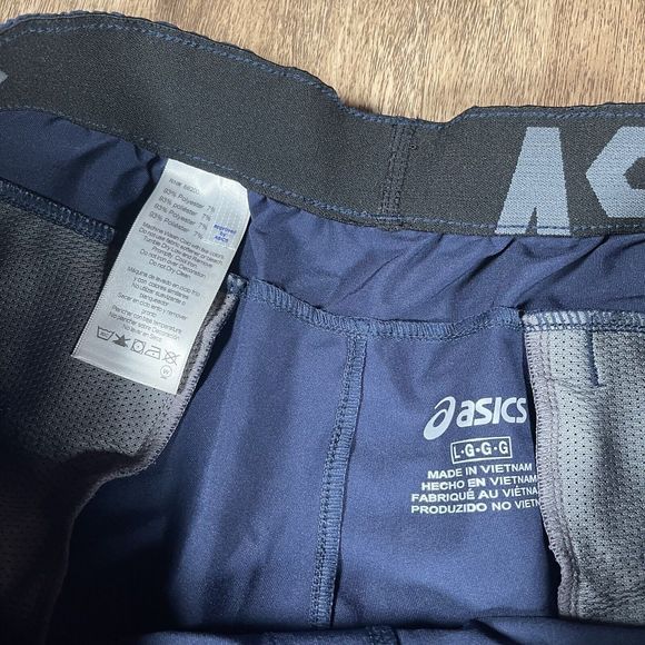 New Asics Calvary Warriors Woven Track Bottom With Pockets Men's Large Navy - Picture 6 of 16